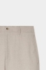 Ds Damat Comfort Fit Bej Keten Karışımlı Chino Pantolon