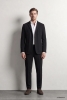 Ds Damat Comfort Siyah Gofre Desenli Takim Elbise