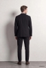 Ds Damat Comfort Siyah Gofre Desenli Takim Elbise