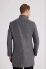 Ds Damat Regular Fit Antrasit Hakim Yaka Kaşe Kaban