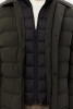 Ds Damat Regular Fit Haki Rüzgar Geçirmez Çıkarılabilir İç Yakalı Kapitone Mont