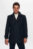 Ds Damat Regular Fit Lacivert Mono Yaka Kruvaze Kaban