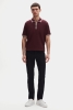 Ds Damat Regular Fit Mürdüm Polo Tişört