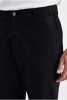 Ds Damat Relaxed Fit (Pilesiz) Siyah Gabardin Chino Pantolon