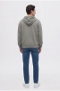 Twn Relaxed Fit Haki Nakışlı 3 İplik Kapüşonlu Sweatshirt