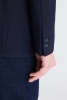 Twn Slim Fit Lacivert Armürlü Kumaş Ceket