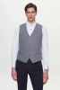 Twn Slim Fit Lacivert Armürlü Takim Elbise Kombinli