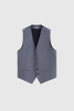 Twn Slim Fit Lacivert Armürlü Takim Elbise Kombinli
